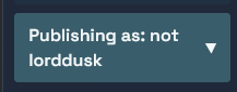 publish settings screenshot