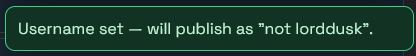 publish settings screenshot