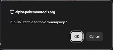ok to publish swarm screenshot